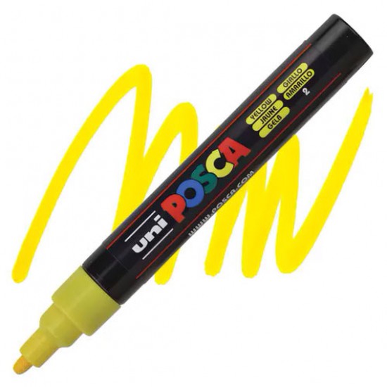 ΜΑΡΚΑΔΟΡΟΣ POSCA PC-5M ΚΙΤΡΙΝΟ ΜΑΡΚΑΔΟΡΟΣ POSCA PC-5M ΚΙΤΡΙΝΟ